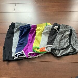 *8 Pairs of Shorts* Lot Girls Athletic Shorts